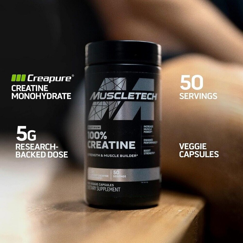 MuscleTech Platinum 100% Creatine 100 Capsules