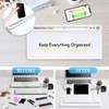DOLLAR BOSS Glass Desk Whiteboard Small Dry Erase Board Desktop