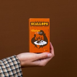 Spanish Small Scallops Canned in Caldeirada Sauce | B Vitamins, Omega-3 | Tinned Seafood by Ati Manel | 1 x 110g Can