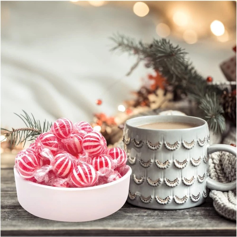 Colombina Jumbo Original Peppermint Mint Balls, Bulk Hard Candy (5