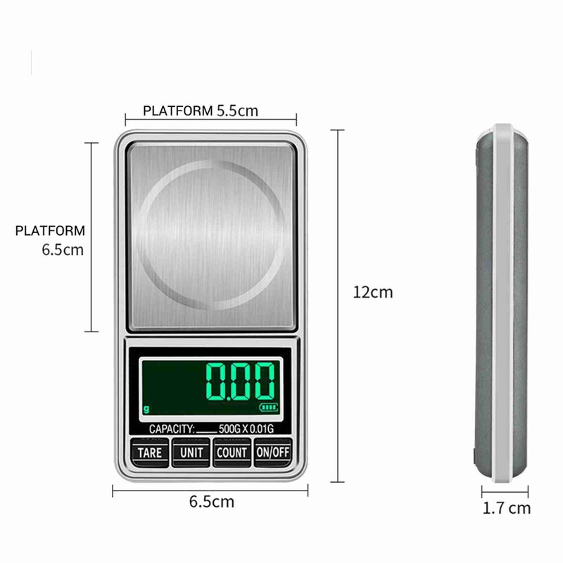 Portable Digital Scale Gold Jewelry Scale Mini Pocket Digital Scale