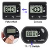 ALAMSCN 1PCS Aquarium Thermometer LCD Display Fish Tank Thermometer with