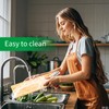 18" Bamboo Fish Cleaning Board Kit Anti-slip Fish Cutting Board