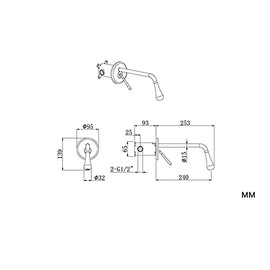 DUSJYOHRD Bathroom Basin Faucets Solid Brass Brushed Gold Sink Mixer Tap Hot & Cold Lavatory Crane Taps in-Wall Water Drop Mixer Faucets