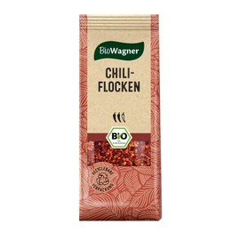 BioWagner - Organic Chilli Flakes | Ideal as a Sharp Topping on Pasta or Desserts | Natural Organic Ingredients | Recyclable Packaging | 40 g