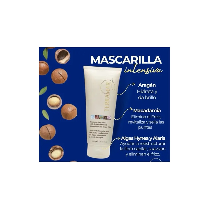 Set Capilar Terramar Óleo 98ml, Serum Termal Y Mascarilla