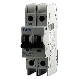 Eaton FAZ-C20/2-NA 20A, 2P, 277/480V, 48VDC, 10 kAIC, C-Curve, UL 489