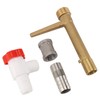 Quick Coupler Valve Key G3/4 Brass Efficient Garden Hose Underground
