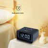 Lancoon Digital Bedroom Alarm Clock Radio Dual USB Charge Ports