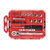 CRAFTSMAN Socket Set, Nano Metric, 3/8" Drive, 24Piece (CMMT12011)