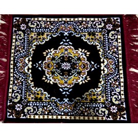 Garden of Arts Stylish Marron Pooja Aasan/Car Seat Cover/Sofa Set Mat