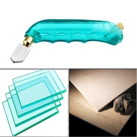 CESFONJER Professional Heavy Duty Pistol Grip Oil Feed Glass Cutter with Extra Replaceable Head and Oil Reservoir- 2mm-6mm / 6mm-12mm / 12mm-20mm.