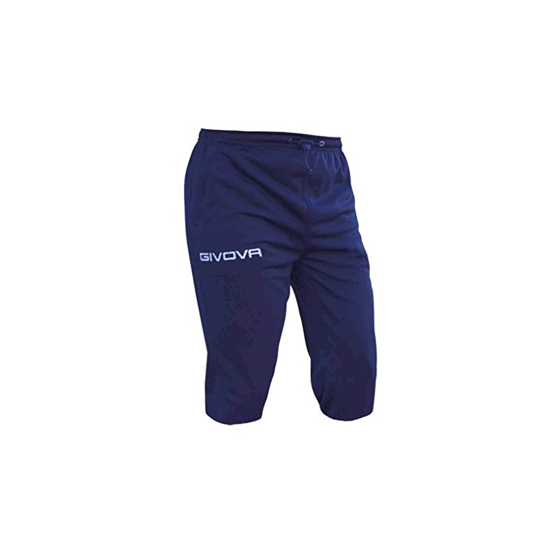 Givova, pants knee pad lenght givova one, blue, M