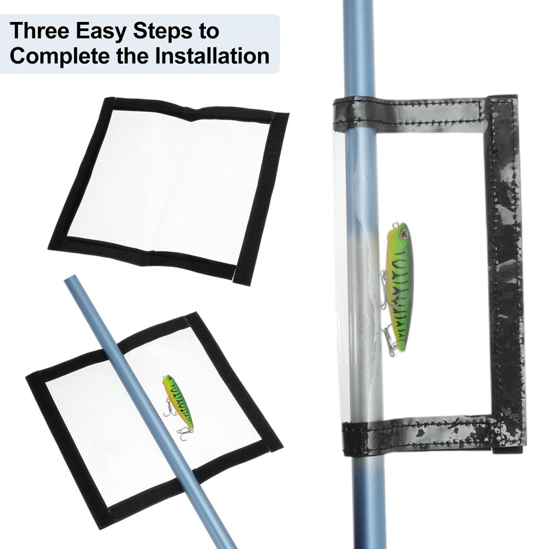 CAPASTEC Fishing Lure Wraps, Protective, Fishing Hook Covers, Saltwater Freshwater