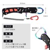 フィッシュグリップ アルミ合金 フィッシュキャッチャー 魚つかみ 魚用グリップ 滑り止め 防錆 軽量 釣具 アジ