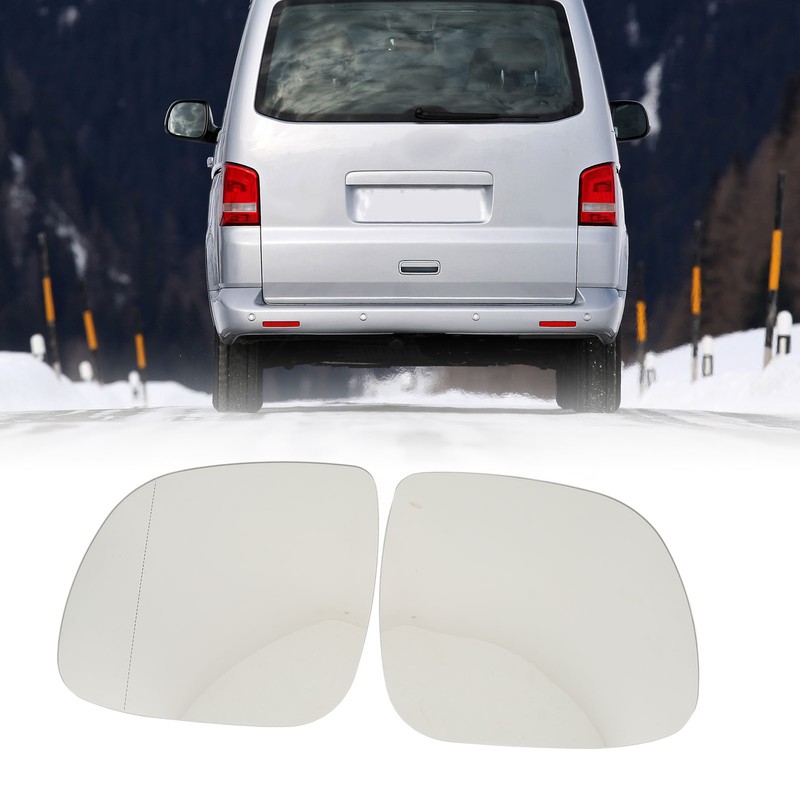 1Pair Heated Side Mirror Glass 7H1857521N Anti Fog and Frost