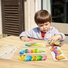Beyond Happy Educational Kids Caterpillar Numbers Puzzle, Wooden Kids Toy,
