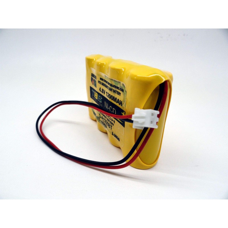 4PC UNITECH D-A1200BT, SL026-139 Emergency Light Battery 4.8V 1.2Ah