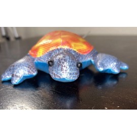 JMK NEW JMK Shiny Metallic Turtle Sand Animal Bean Bag Stuffed Toy Paperweight