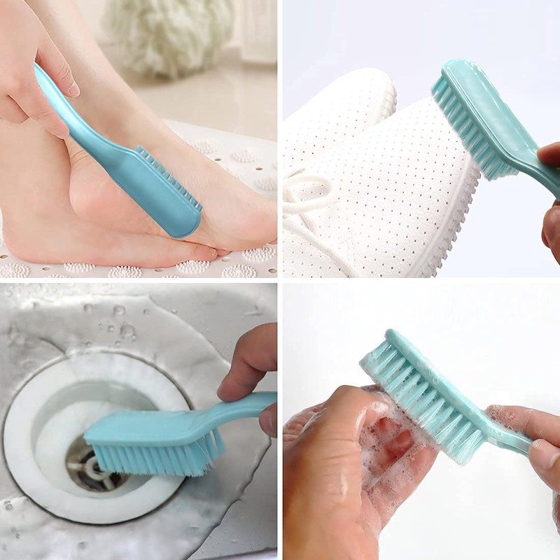 Nail Brush Foot Brush Curved Handle Grip Hand Fingernail Scrub