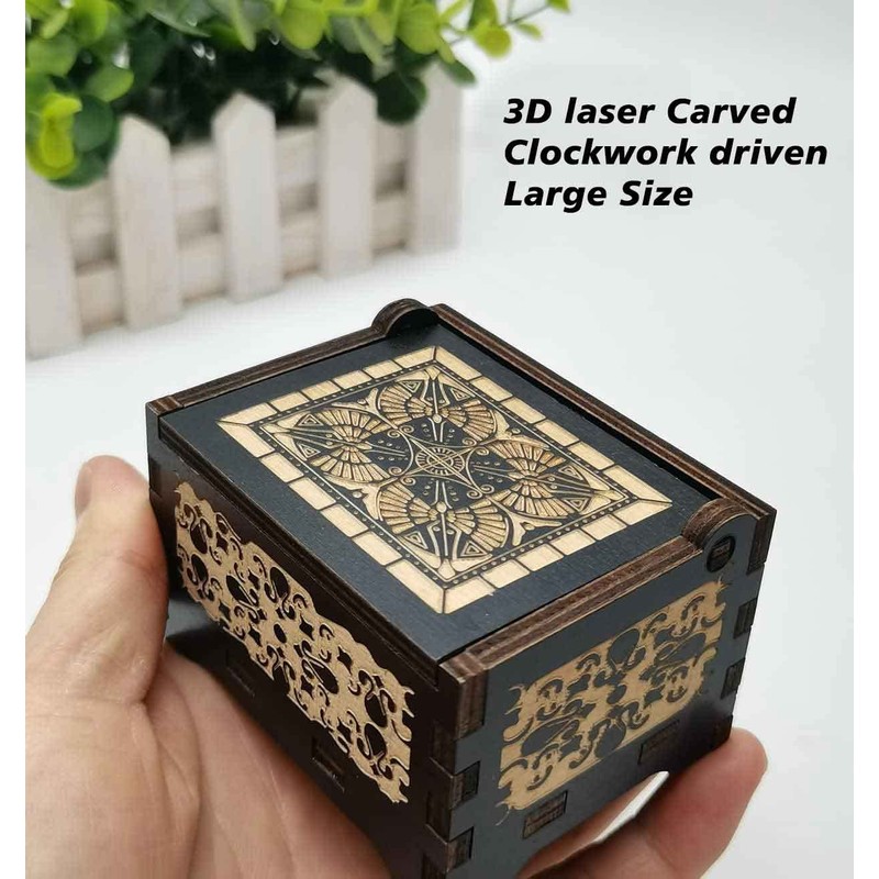 Imagine Music Box Imagine Music Box Wooden Engraved Gift Music