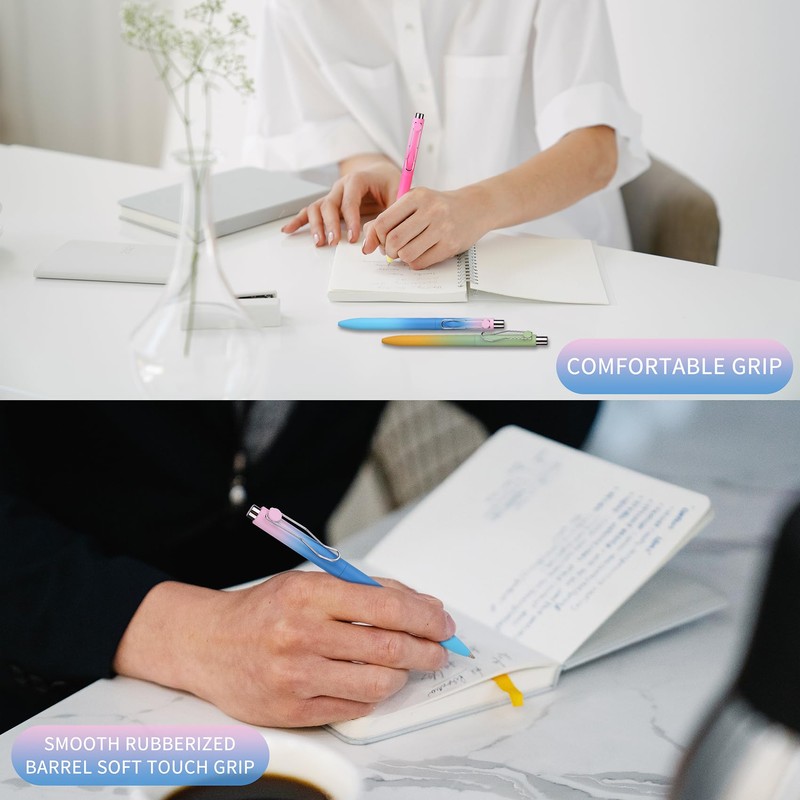 WY WENYUAN Cute Pastel Ballpoint Pens, Fine Point Smooth Writing,
