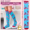MOGGEI Kids Girls Knee High Socks - Long Boot Crazy