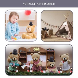 EIHI Pack of 40 Mini Black Cylinder Hats, Plastic Wizard Cylinder Miniature Christmas Decoration Craft Gift Accessories for Snowman Decoration Christmas Party, 24 x 16 mm, black