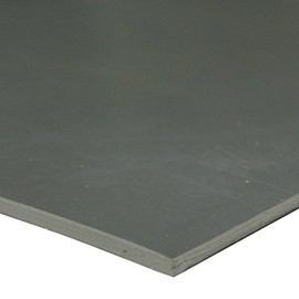 35-016-250-002-036 SBR (Styrene Butadiene Rubber) Sheet, 0.25" Thick, 2" Width, 36" Length, Gray