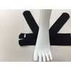 接骨院のサポーター 歩けるんデス 足部矯正サポーター (Ｌ（甲周囲２４～２６ｃｍ）, ブラック)