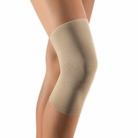 Bort Knee Support Stabilisation Anatomical Shape Knee Support Bandage, Skin-Coloured, S
