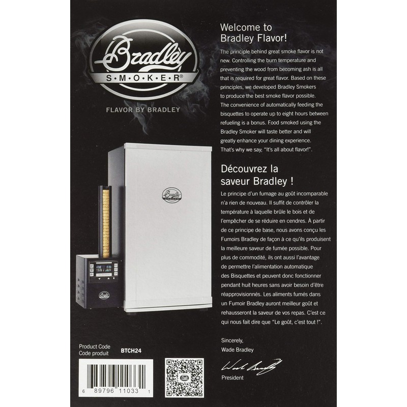 Bradley Smoker BTCH24 Smoker-BTCH24, 24 Count (Pack of 1)
