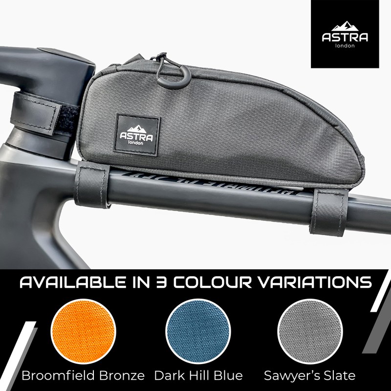 Astra London Top Tube Bag Dark Hill Blue Aero Bike
