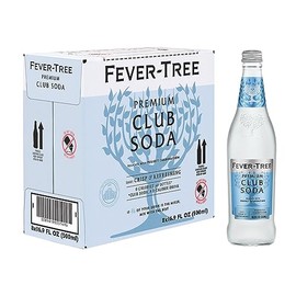 Fever-Tree Premium Club Soda, 16.9 Fl Oz Glass Bottle (8 Count)
