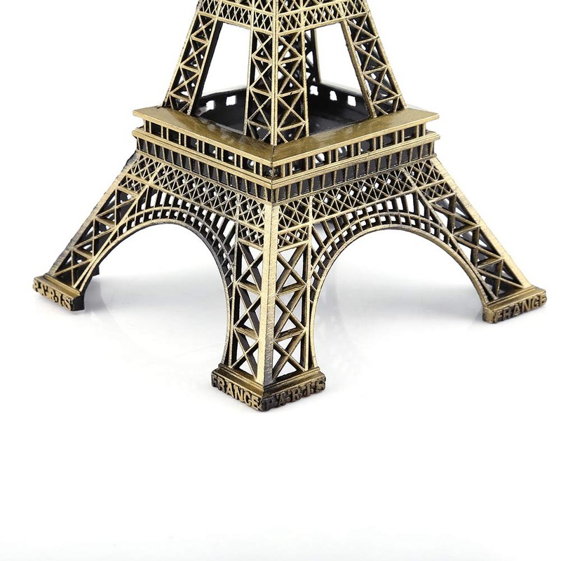 Eiffel Tower Bronze Tone Eiffel Tower Decor Figure Statue Vintage