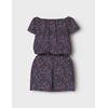 Name It Girls' Nkfvinaya SS Playsuit Fffff Noos, Navy Blazer,