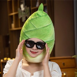 [Flymaple] かぶりもの たけのこ 面白いハット 着ぐるみ 帽子 エイ ハット コスプレ コスチューム パーティー グッズ 学園帽子