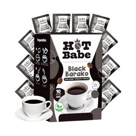 Hot Babe Black Coffee Mix by Kiray Celis (10 Sachets, Black Barako)
