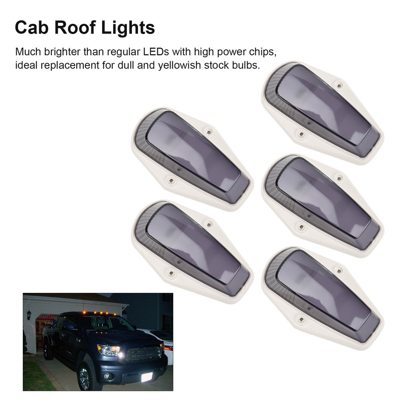 5 Set LED Cab Roof Top Lights Cab Dome Light