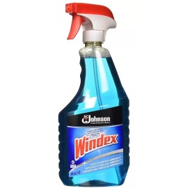 Windex WIN32 Glass Cleaner with Ammonia-D, 32oz Trigger Spray Bottle