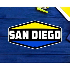 San Diego California Surfing Surf Vinyl Decal Sticker 4"