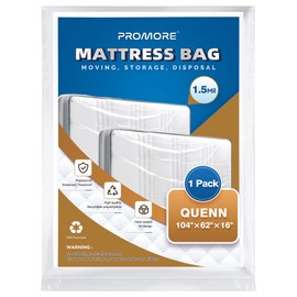 Queen Plastic Mattress Bag for Moving and Storage Protector Cover