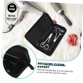 Baluue Professional Hairdressing Tool Holder Shear Case for Stylists Compact and Wear-resistant Pouch Keeps Scissors and Accessories Organized for Salon and Travel Use