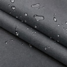HYVAKUPPA Waterproof Canvas Cloth Fabric by The Yard 60" W 600D Oxford Polyester Upholster Fabric Water Resistant Material for Outdoor Furniture Chair Cushion Cover DIY Sewing (1 Yard, Gray)