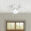 Prominence Home 41530 Hero Hugger Ceiling Fan, 28", White