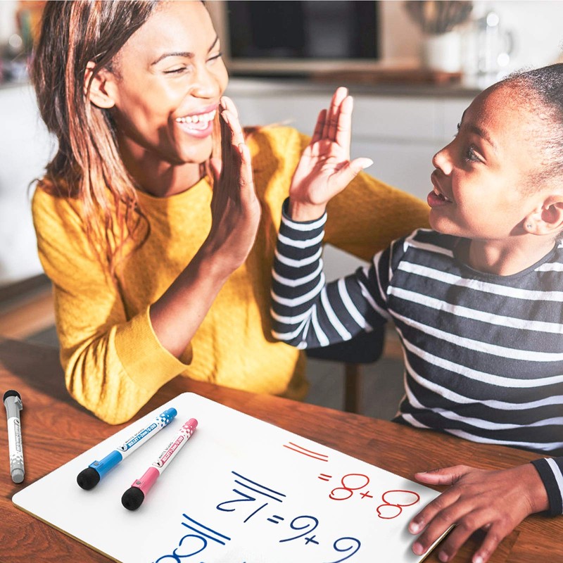 Nicpro 2 Pack Dry Erase Whiteboard A4, Magnetic Double Sided