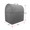 Stand Mixer Dust-proof Cover for KitchenAid Mixer，Multi Pockets for Various