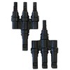 Renogy 3 to 1 Branch Connectors PV Solar Panel Parallel