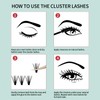 FADVAN Eyelash Extension Cluster 40D Curl D Mix 8-16 mm