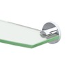 Gatco 4686 Channel Glass Shelf, Chrome